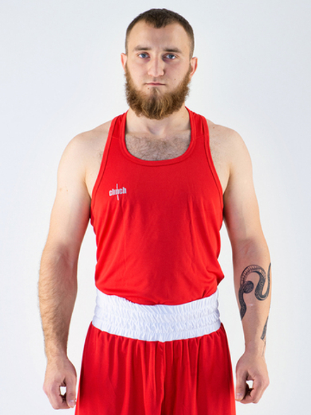 C116 Майка боксерская Clinch Olimp красная