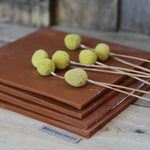 Смальта для мозаики в кирпичиках коричневого цвета