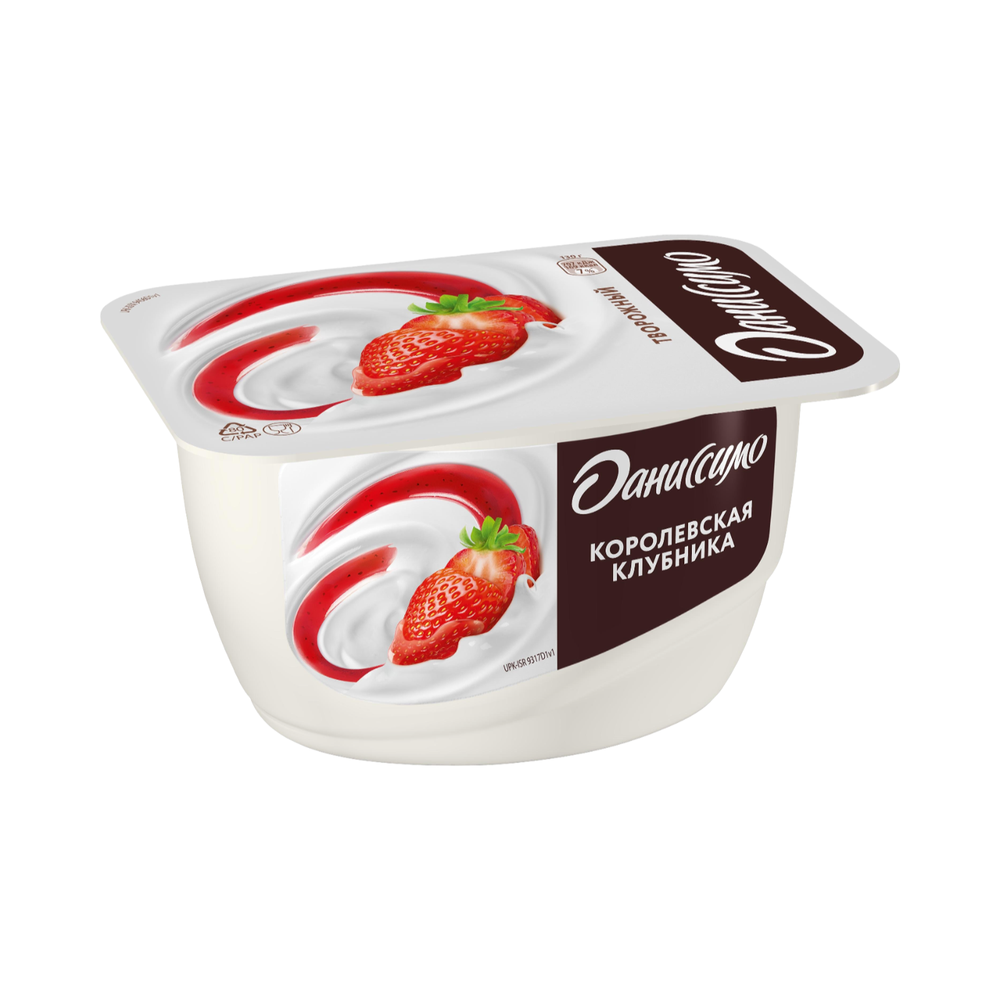 Йогурт "Даниссимо" клубника 130г