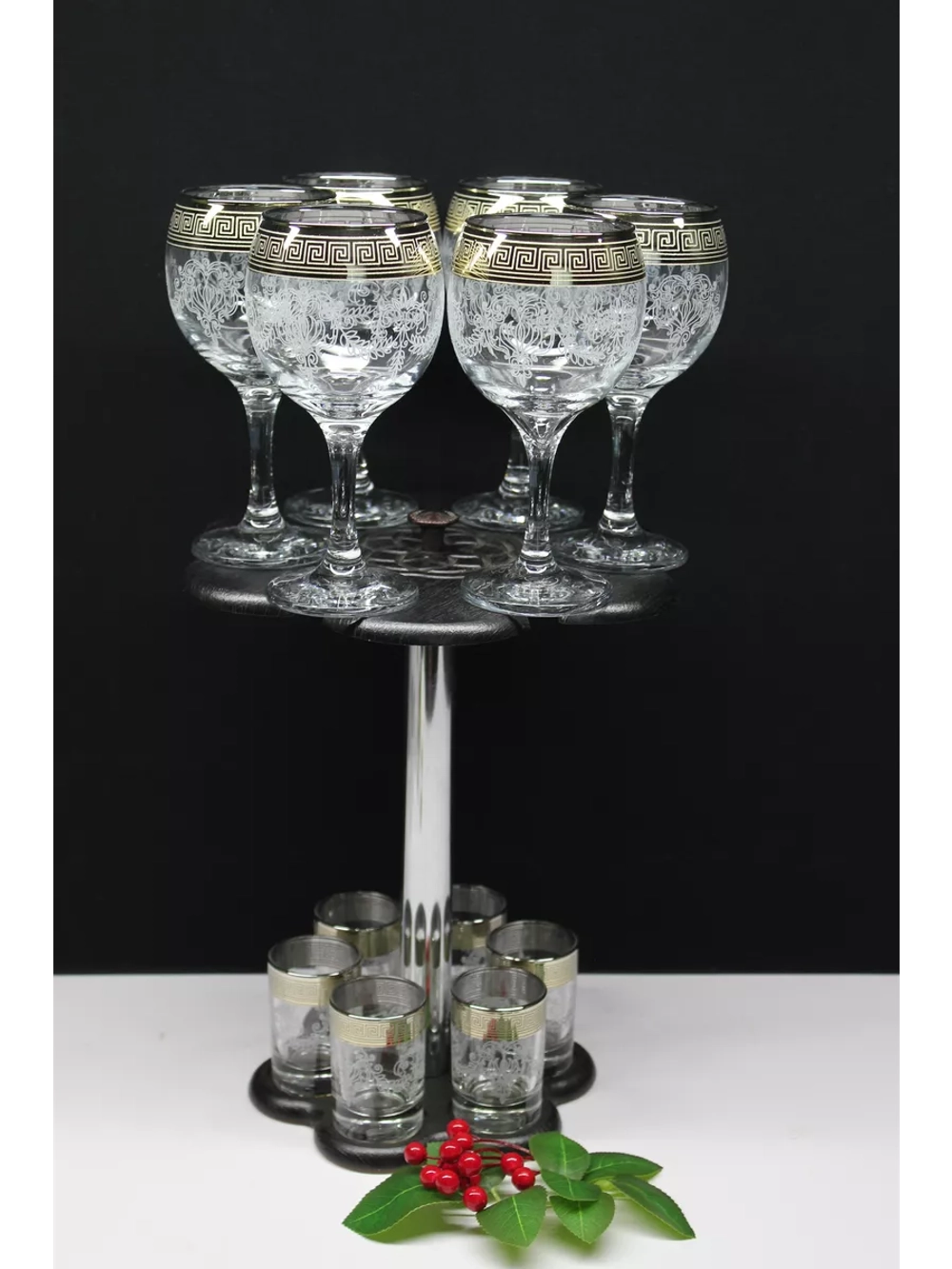 Подарочный набор бар фужер и стопки