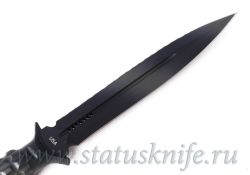 Нож Microtech ADO 115-3GC Green Camo Dagger Fixed Full Serrфотография - 6