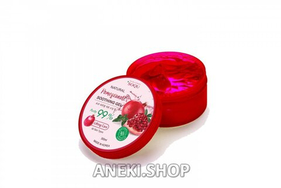 Гель для лица и тела универсальный с экстрактом граната 300 мл SOQU