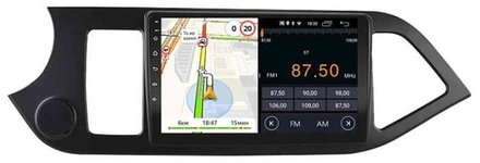 Магнитола для KIA Picanto 2011-2016 - Parafar PF411LUX1RN2K на Android 13, QLED+2K, ТОП процессор, 4Гб+32Гб, CarPlay, 4G SIM-слот