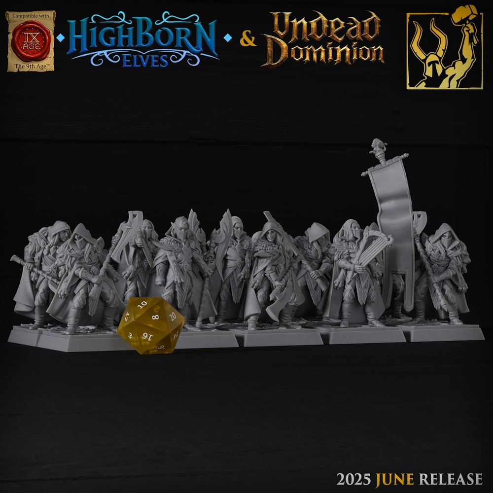 Миниатюра Warhammer Elves Lion Guards