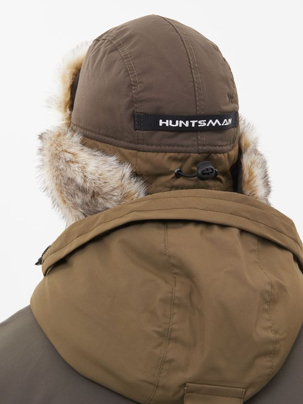 Шапка ушанка зимняя Yukon Ice ткань Breathable цвет Хаки