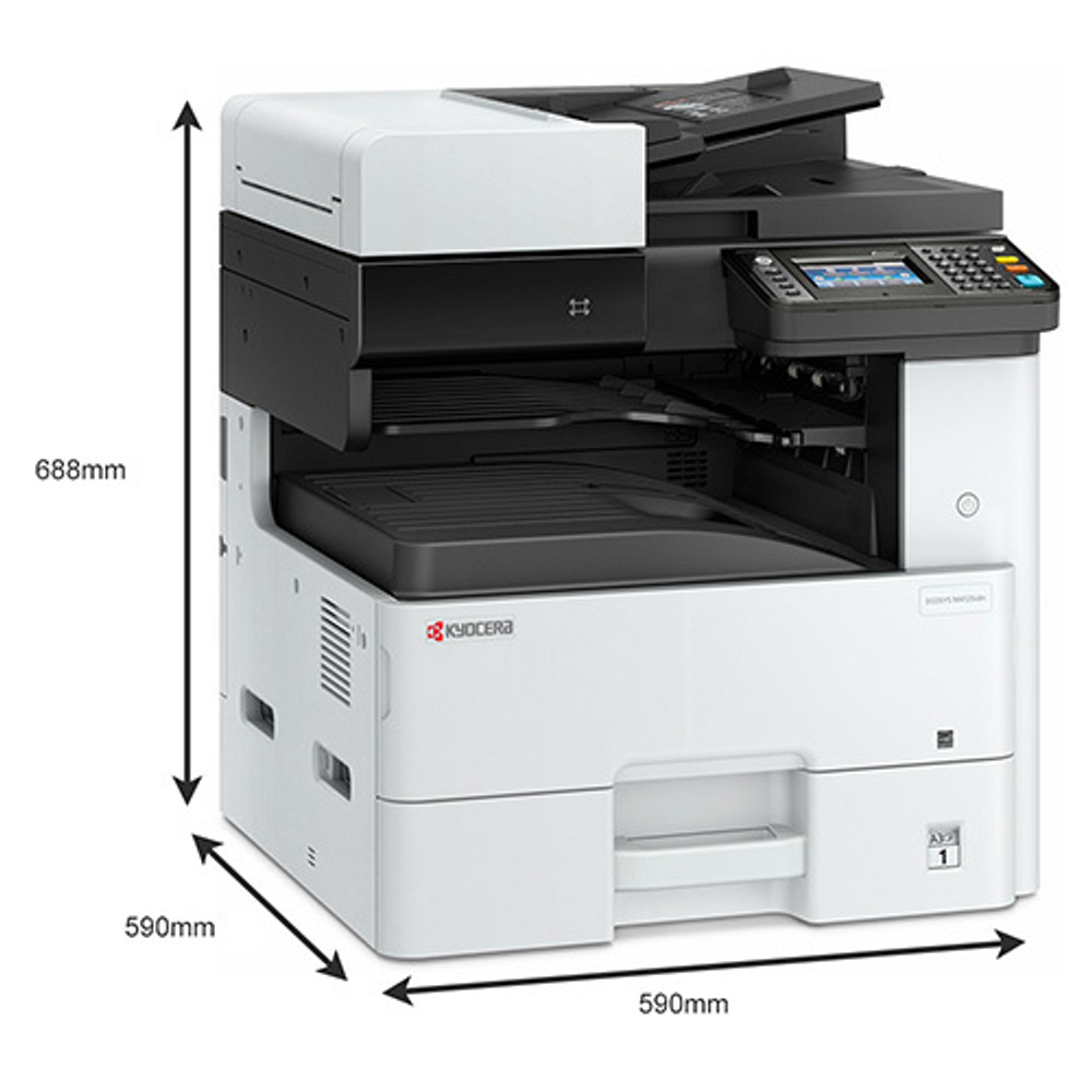 МФУ Kyocera Ecosys M4125idn, A3, 25 стр./мин, Ethernet