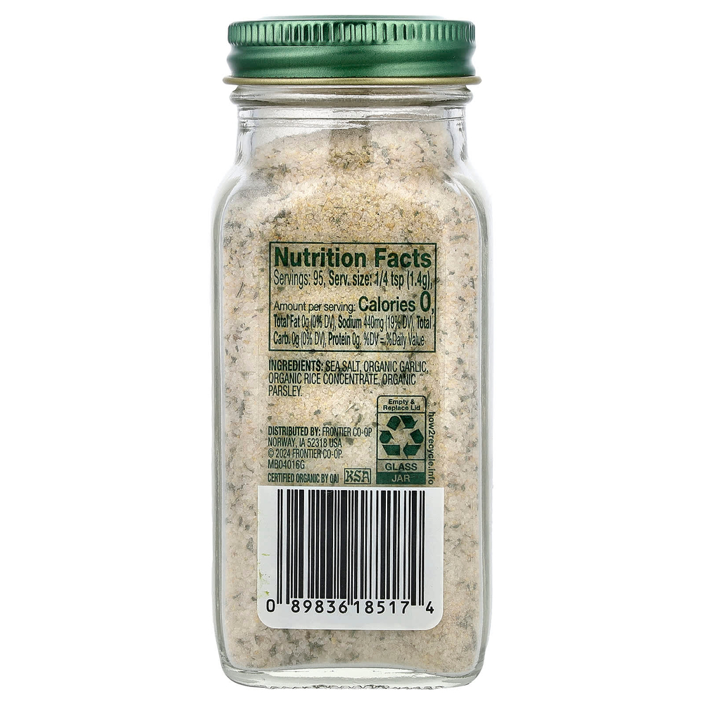 Simply Organic, Чесночная соль, 4,7 унции (133 г)