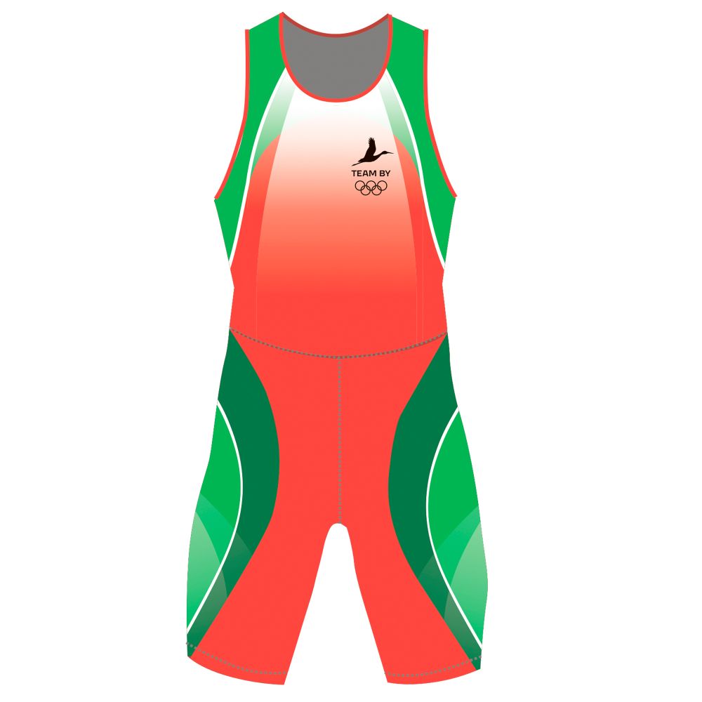 Мужской гоночный национальный комбинезон для гребли Technogear с эмблемой НОК без замка