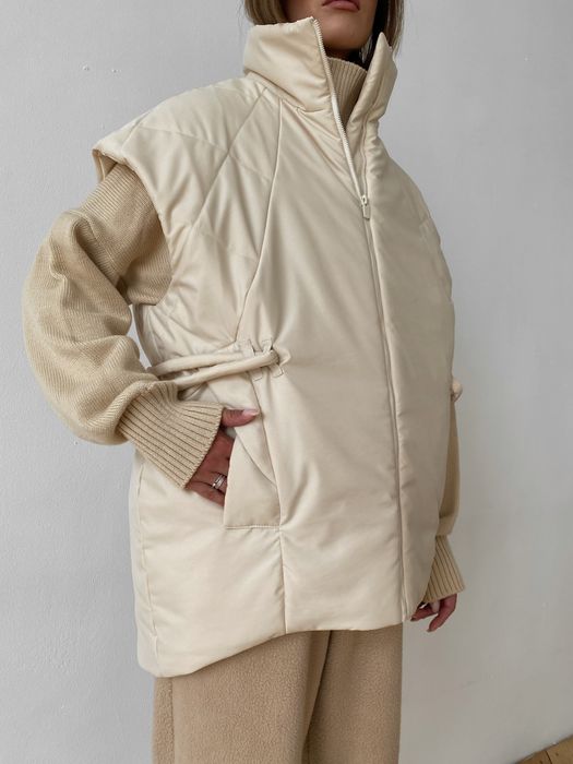 ЖИЛЕТ КАРТИ ПЕСОЧНЫЙ (Песочный XXS-XS)