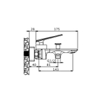 Смеситель для ванны Oute T112 T11202