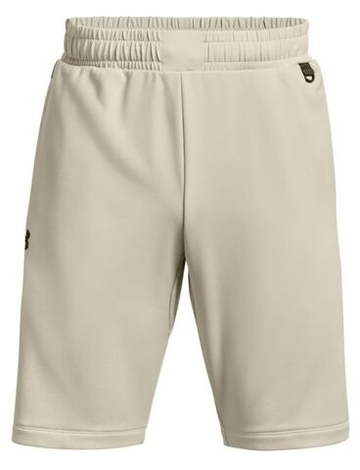 Мужские теннисные шорты Under Armour Men's Armour Terry Shorts - Бежевый