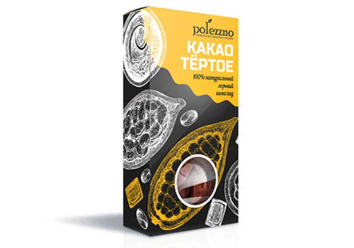 Какао тертое Polezzno, 100г