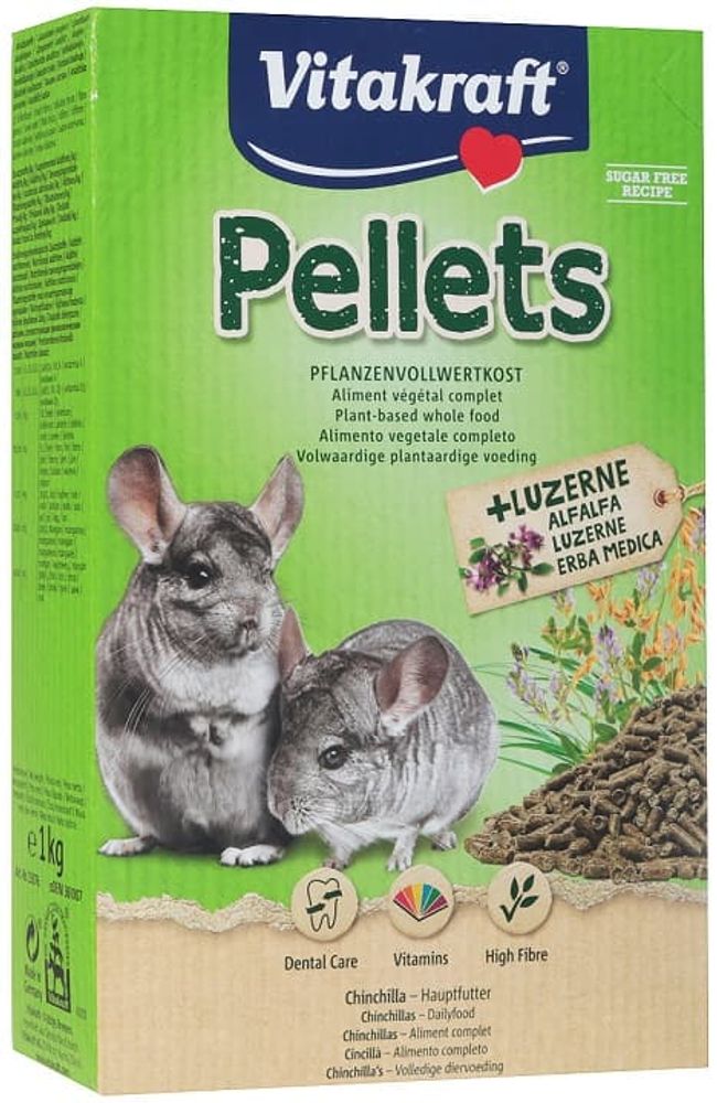 Vitakraft Корм для шиншилл PELLETS 1кг Vitakraft Корм для шиншилл PELLETS 1кг