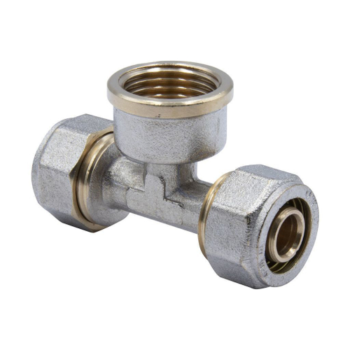 Тройник 16*1/2*16 ц/вн/ц