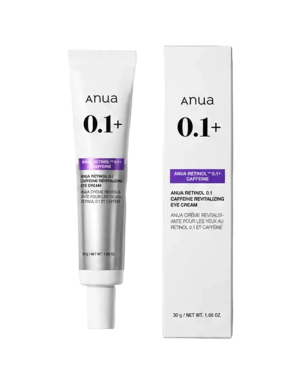 ANUA 0.1 Retinol Caffeine регенерирующий крем для век с ретинолом и кофеином