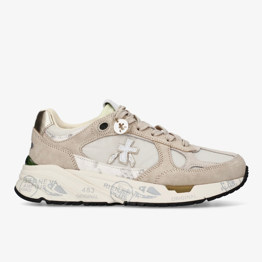 Комбинированные кроссовки Premiata Mase-d 8116 на шнуровке