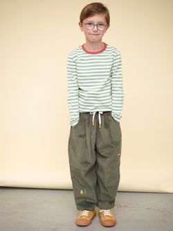 Лонгслив в полоску ШАЛФЕЙ/КОРИЦА