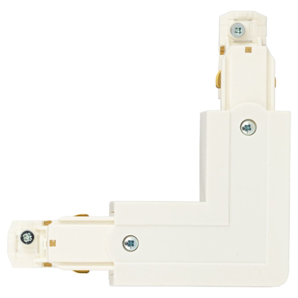 Коннектор для трехфазного шинопровода ЭРА STR-30-W-CN-LE типа LE угловой наружный белый