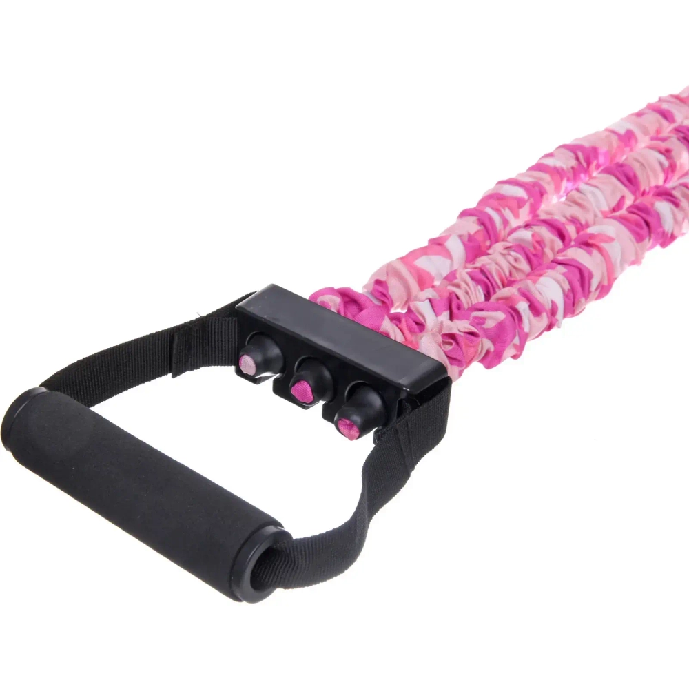 Эспандер универсальный с регулируемой нагрузкой Sportage, 15-45 кг, розовый