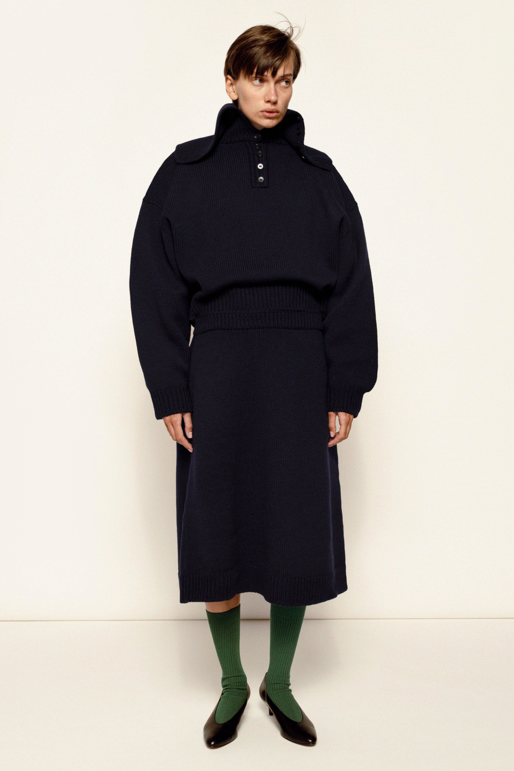 Джемпер с высоким горлом 26.NP.4.CLO.05.16, синий