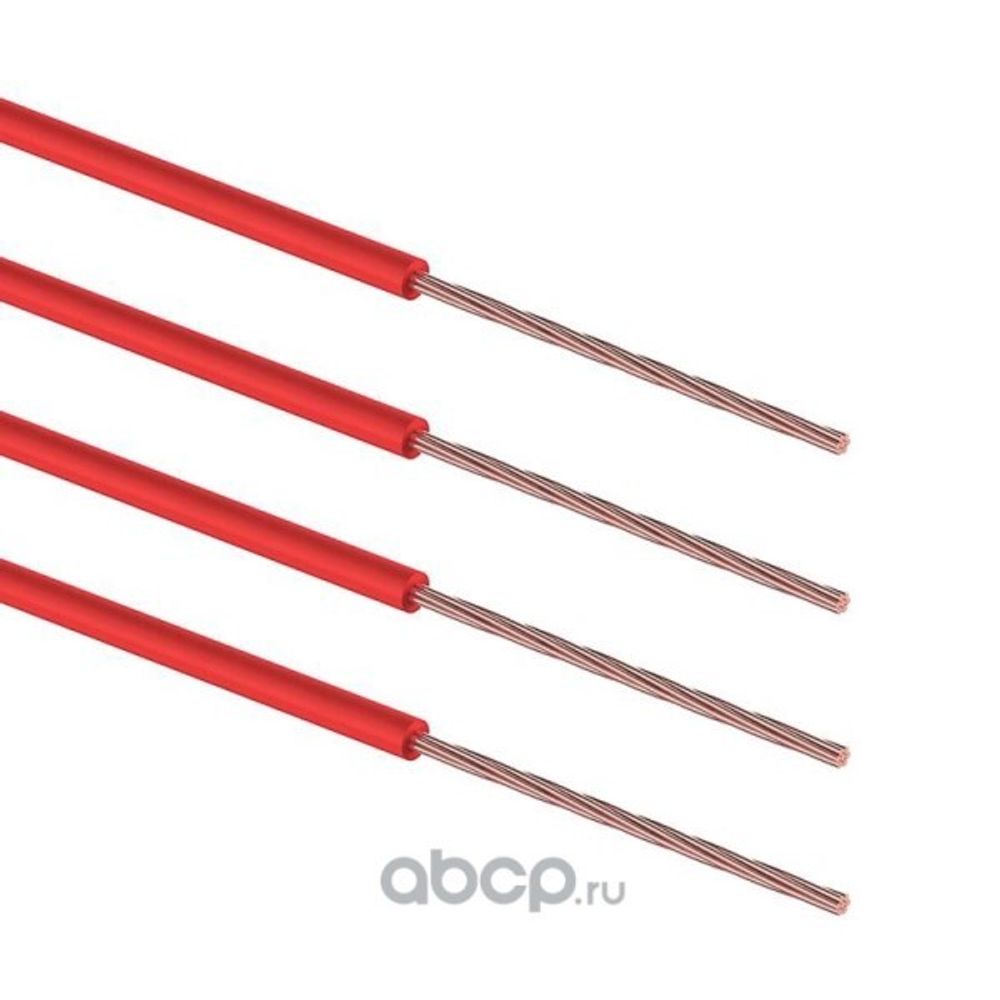 Набор проводов  Ассорти  (0,50х5 м/0,75х5 м/1х3 м/1,50х3 м/2,50х2 м) красный (REXANT)