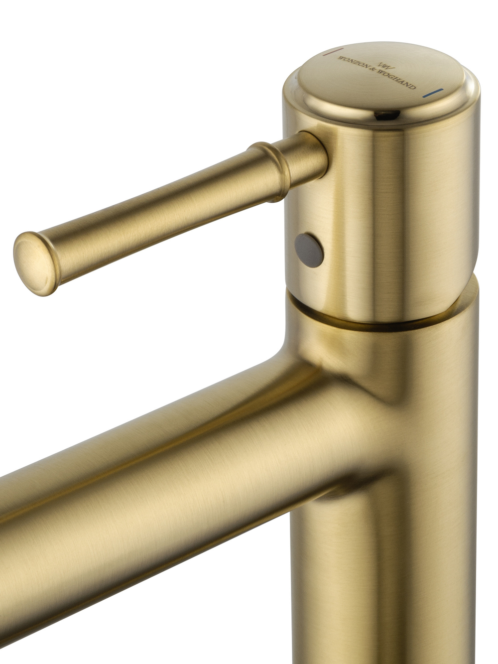 Смеситель для раковины высокий WONZON & WOGHAND TOR, Брашированное золото (WW-88019073-BG)