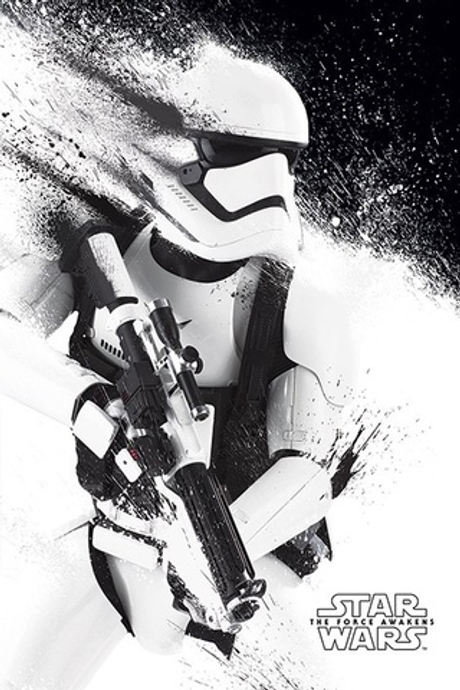 Лицензионный постер Звездные войны - "Star Wars Episode VII (Stormtrooper Paint) " - №150