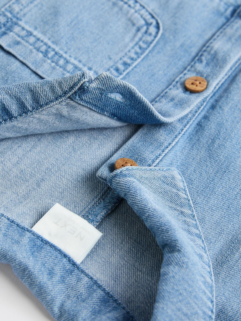 Комбинезон джинсовый для малышей Next Q96-697, Голубой