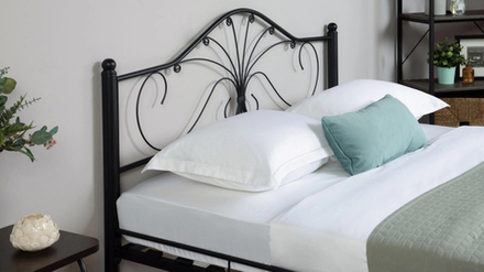 Кровать Форвард Прованс 140*200, черный шагрень