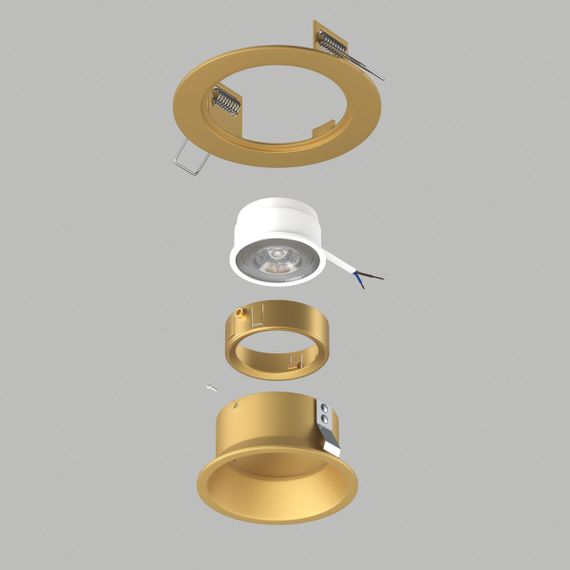 Комплект со светильником Lightstar Domino Round (214613+214603+214003) D61303GMOD