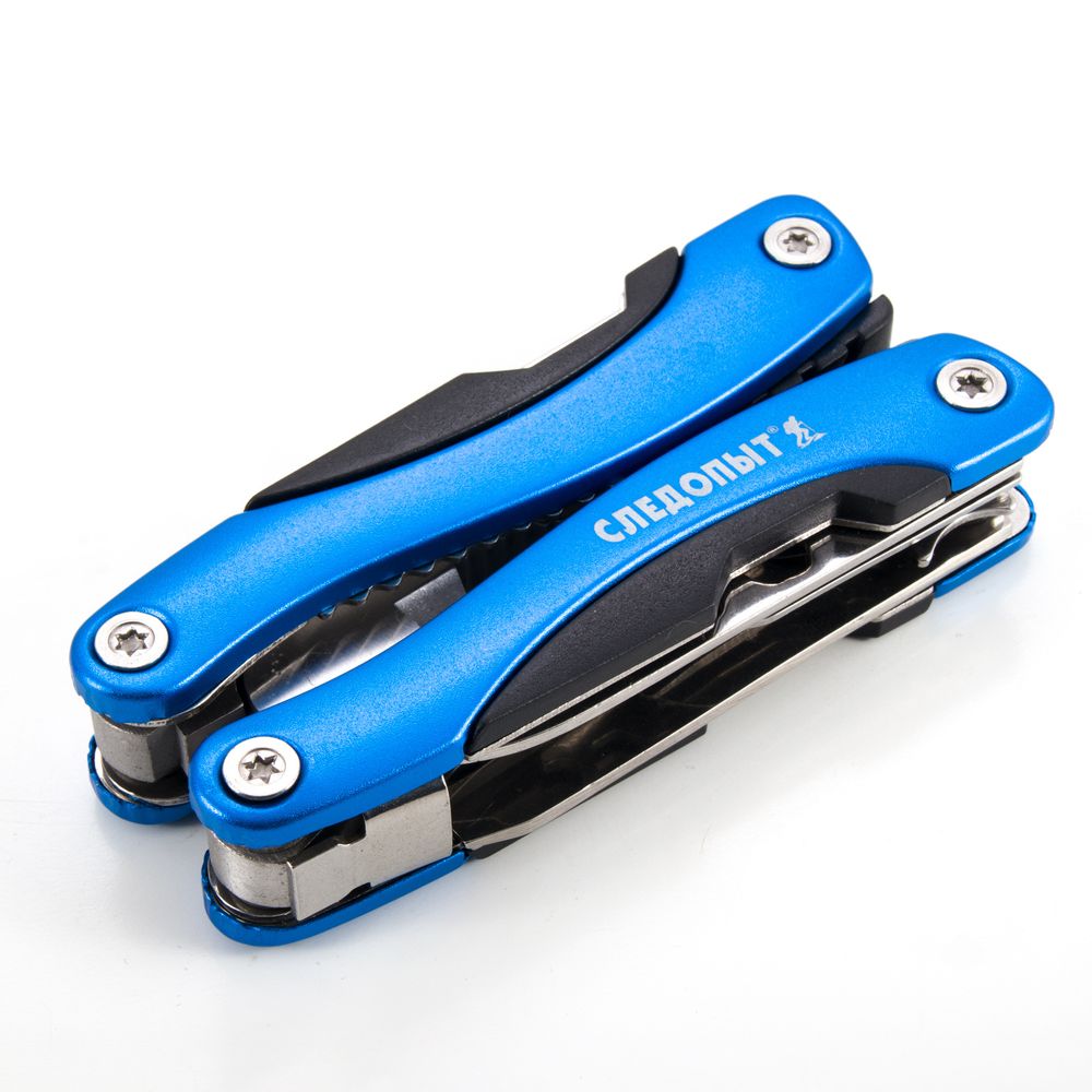 Мультитул (плоскогубцы) &quot;СЛЕДОПЫТ&quot;, средний, 11 предметов, в чехле, в коробке/60/100/