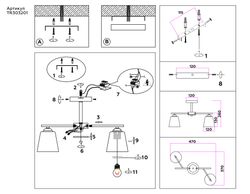 Ambrella Подвесной светильник Modern TR303201