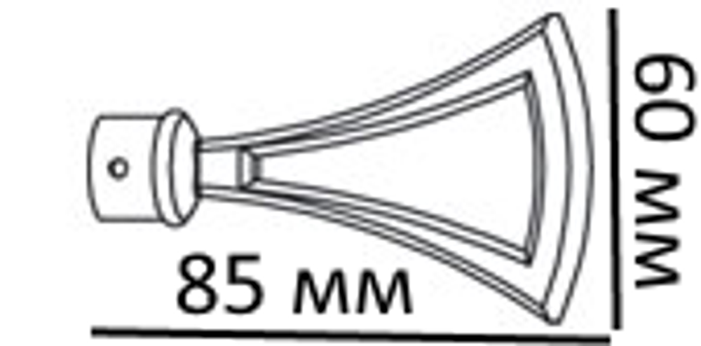 Наконечники декоративные Тор Артик d16 мм (9 цветов)