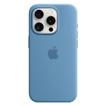 Силиконовый чехол с поддержкой MagSafe Apple Silicone Case для iPhone 15 Pro, Winter Blue (Зимняя синева)