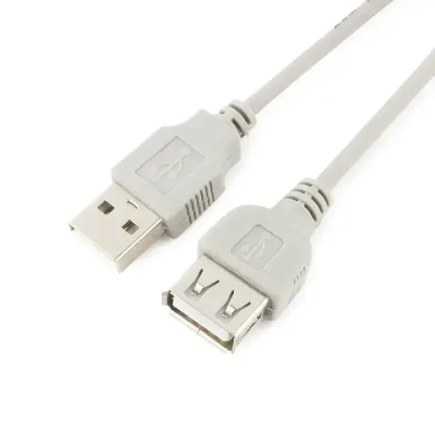 Cablexpert Удлинитель кабеля USB 2.0 Type-A/USB 2.0 Type-A, 3 м, серый
