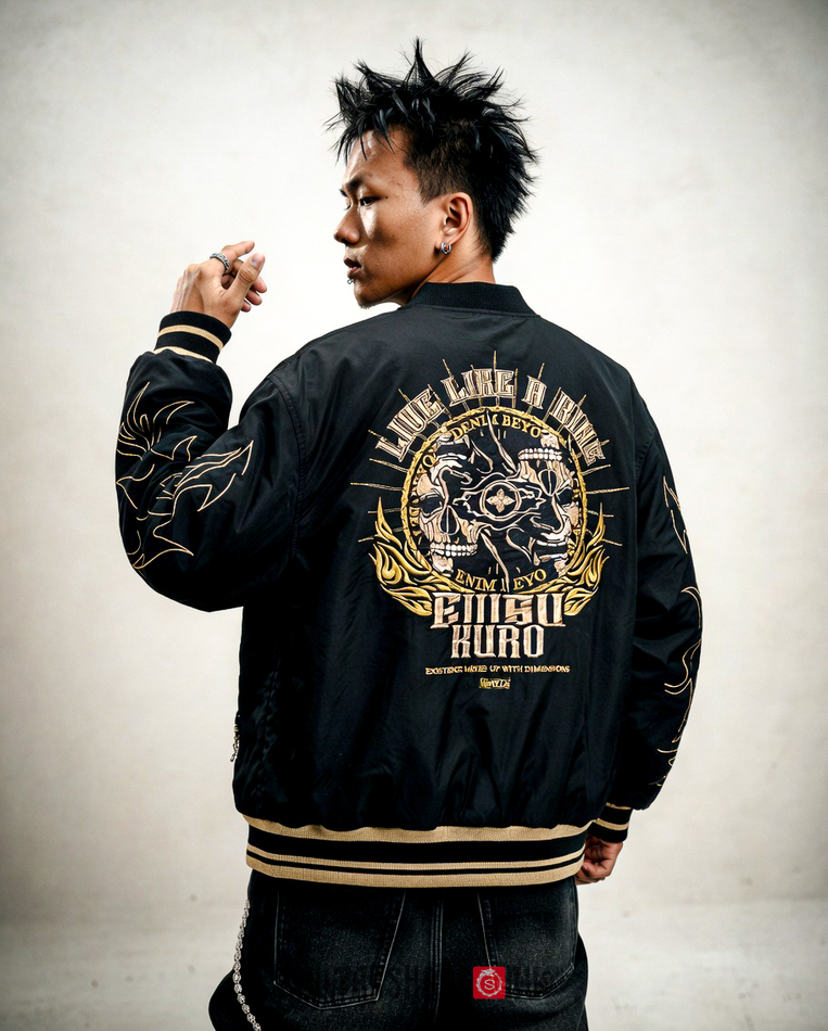 Бомбер Evisu Kuro