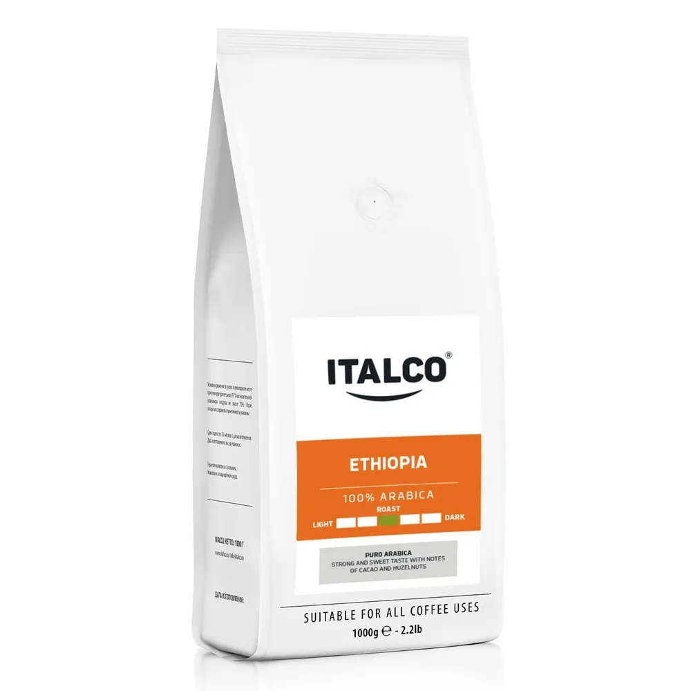 Кофе в зернах Italco Ethiopia, 1 кг (Италко)