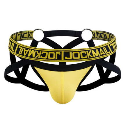 Мужские трусы джоки желтые JOCKMAIL JM4031-13