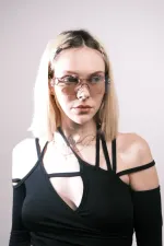 Очки солнцезащитные Funtome Gothic серебряные