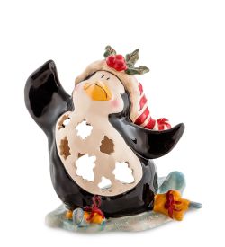 Pavone BS-504 Подсвечник «Пингвин в танце на льду»