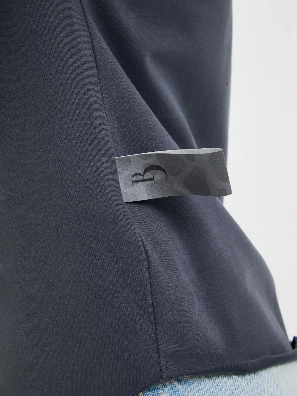 Лонгслив Базовый Мокрый асфальт