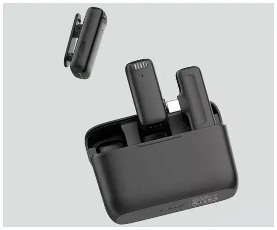 Беспроводной петличный микрофон Ulanzi J12 Black Type-C