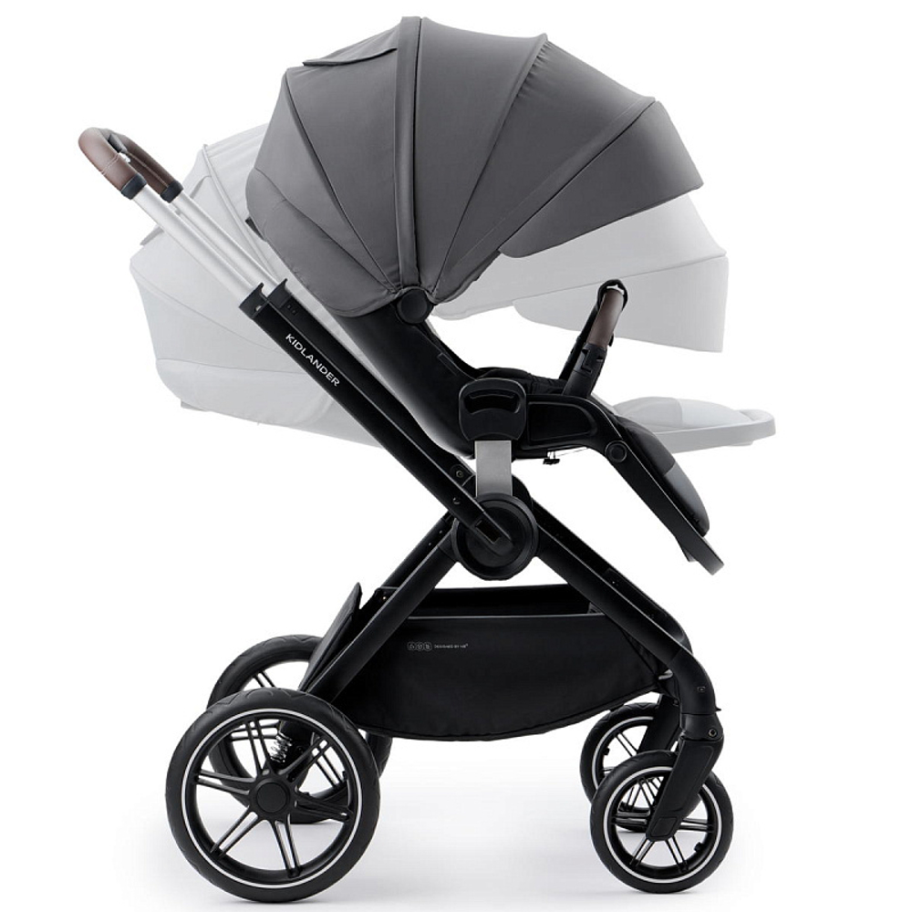 Детская коляска Happy Baby Kidlander 2 в 1 dark grey