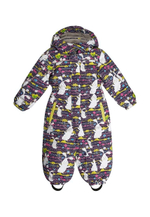 Комбинезон для девочки "Зайчик" р-р 74 цвет фиолетовый