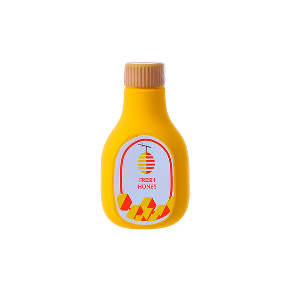 Игрушка ZooOne L-459 для собак "Бутылочка Мёд" из латекса 8,5см