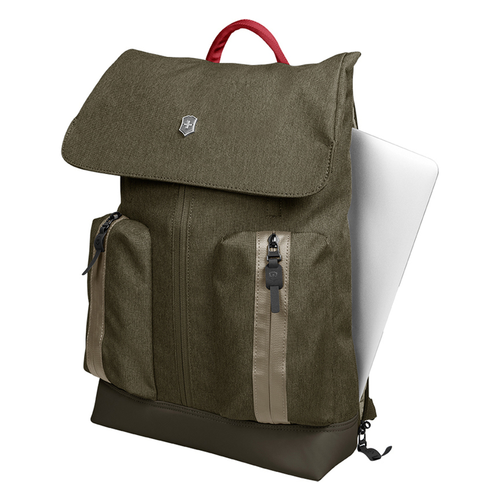 Рюкзак Victorinox Altmont Classic Flapover Laptop 15'', зелёный, 30x12x44 см, 18 л