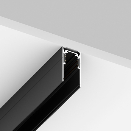 Шинопровод магнитный накладной Crystal Lux CLT 0.113 01 L2000 BL