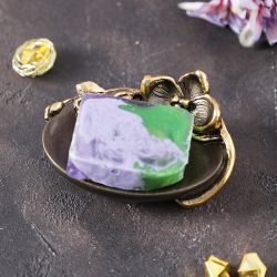 Мыльница Орхидея Калипсо Бронза