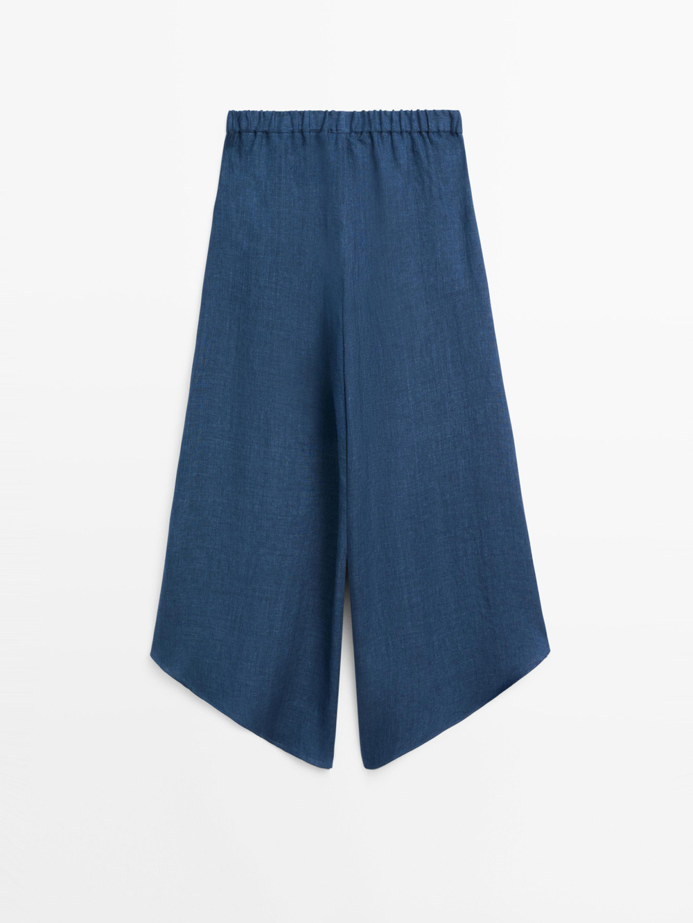 Massimo Dutti Льняные брюки в стиле "Total Look", синий