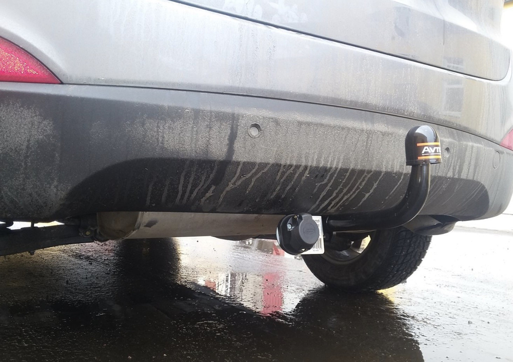 Фаркоп для Hyundai ix35 2010-2015, Kia Sportage 2010-2015 Тип шара: A. Нагрузки: 2000/100 кг, HY 22